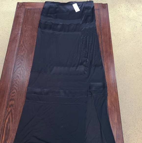 NWT Helmut Lang Silk Strapless Dress - Picture 9 of 15